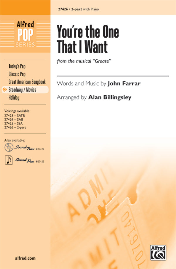 You're the One That I Want Cover Image