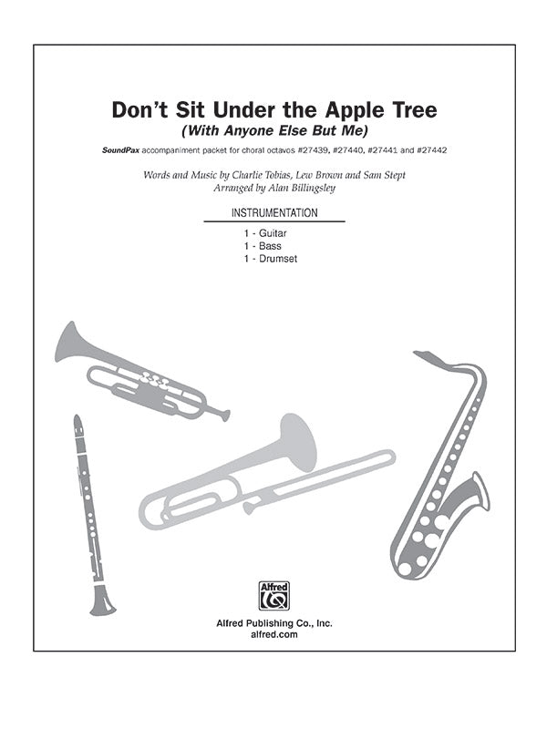 Don't Sit Under the Apple Tree (With Anyone Else but Me): String Bass Sheet Music Preview