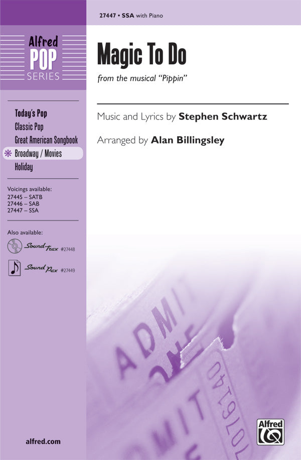 Magic to Do Sheet Music Preview