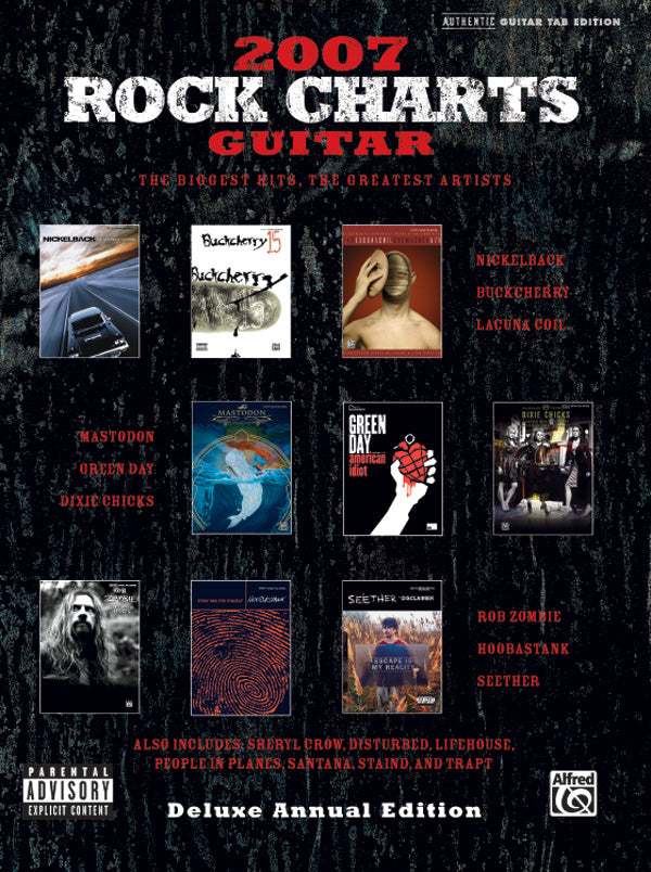 Rock Charts Guitar 2007: Deluxe Annual Edition Cover Image