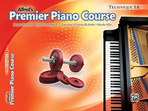 Premier Piano Course, Technique 1A Sheet Music Preview