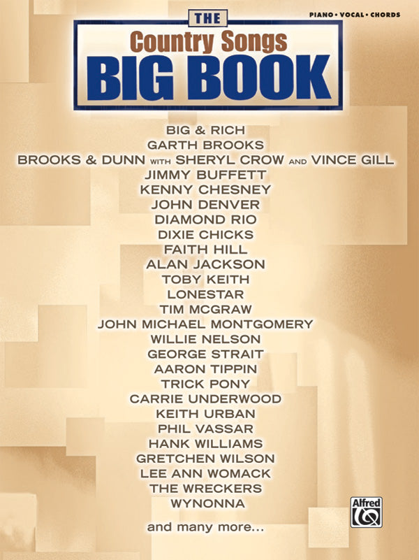 The Country Songs Big Book Cover Image