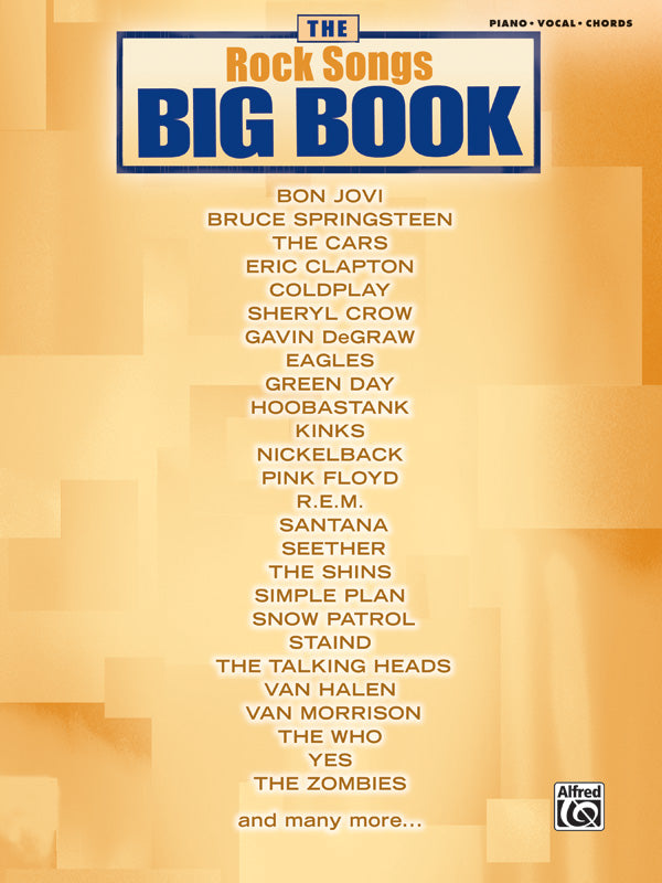 The Rock Songs Big Book Cover Image