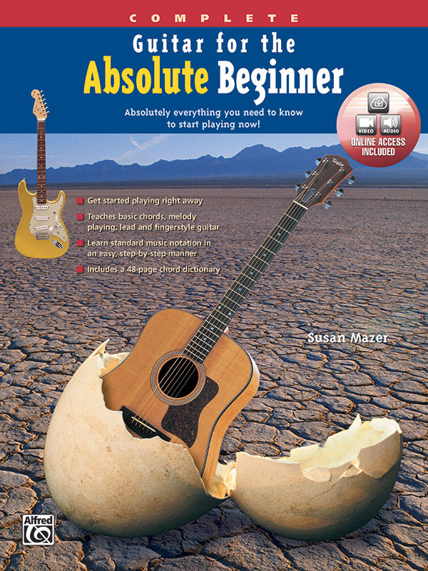 Guitar for the Absolute Beginner, Complete: Absolutely Everything You Need to Know to Start Playing Now! Sheet Music Preview