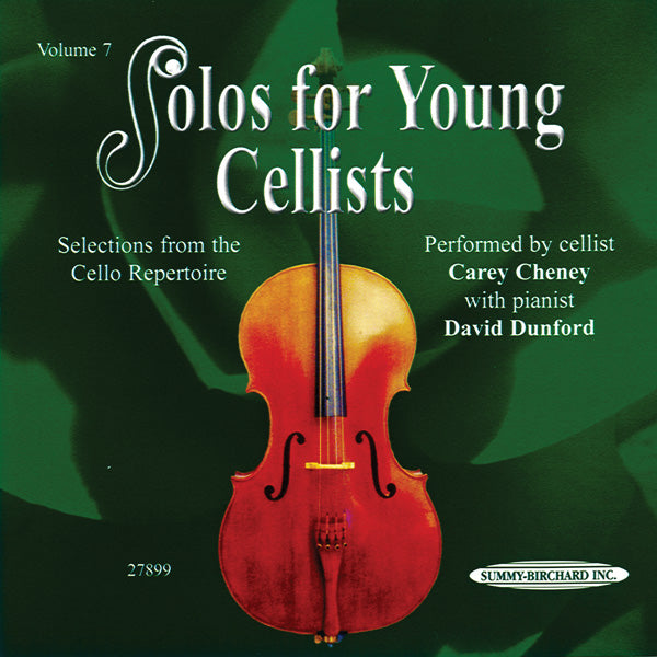 Solos for Young Cellists CD, Volume 7 Cover Image