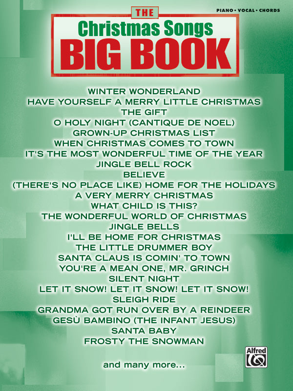 The Christmas Songs Big Book Cover Image