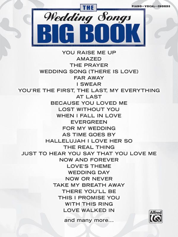 The Wedding Songs Big Book Cover Image