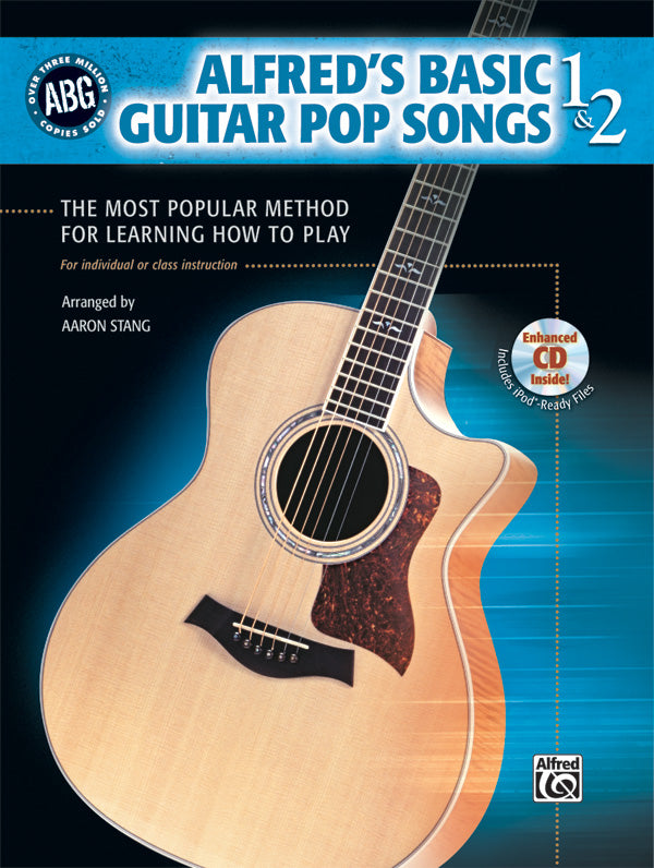 Alfred's Basic Guitar Pop Songs 1 & 2 Cover Image