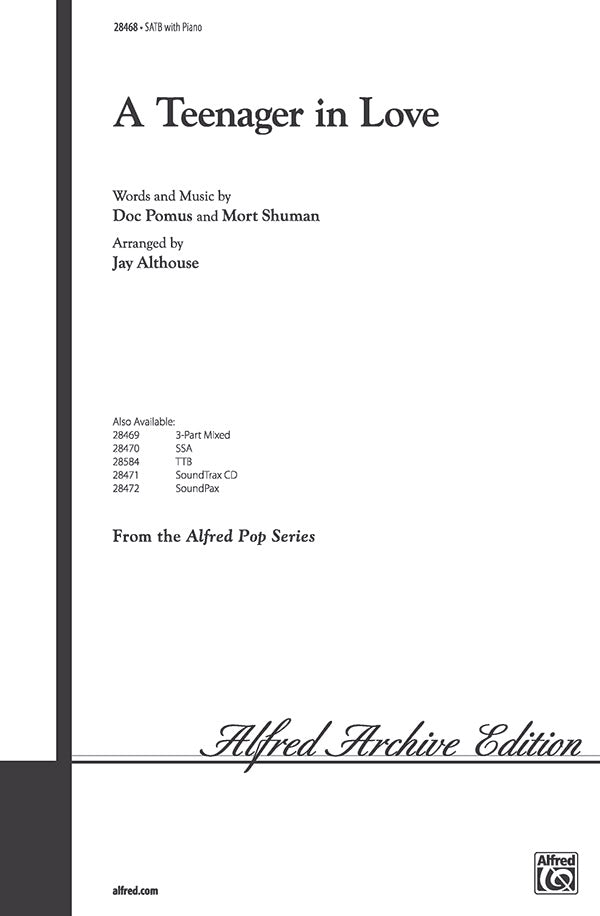 A Teenager in Love Sheet Music Preview