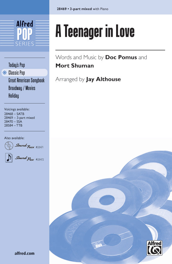 A Teenager in Love Sheet Music Preview