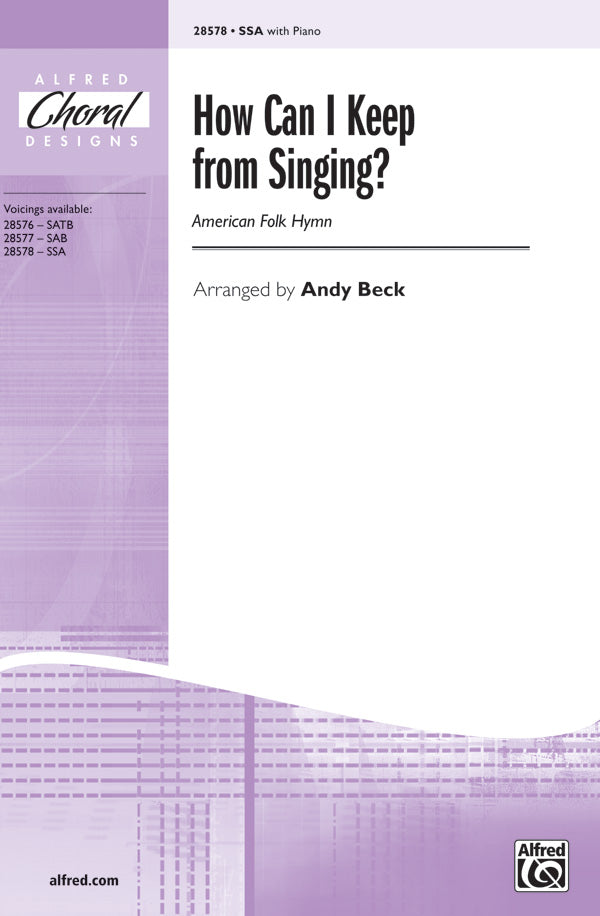 How Can I Keep from Singing? Cover Image