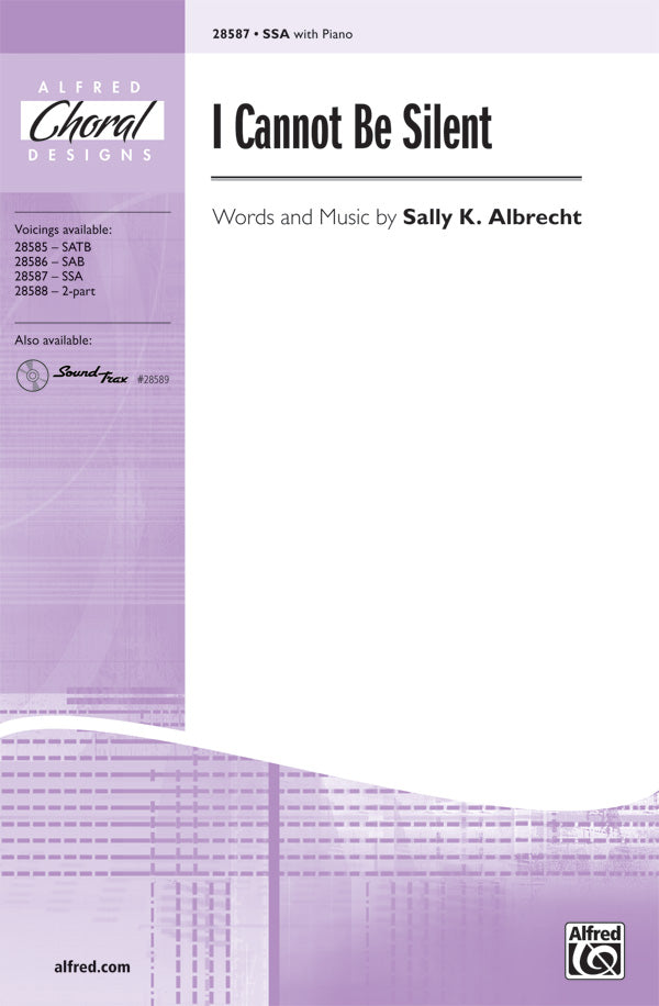 I Cannot Be Silent Sheet Music Preview