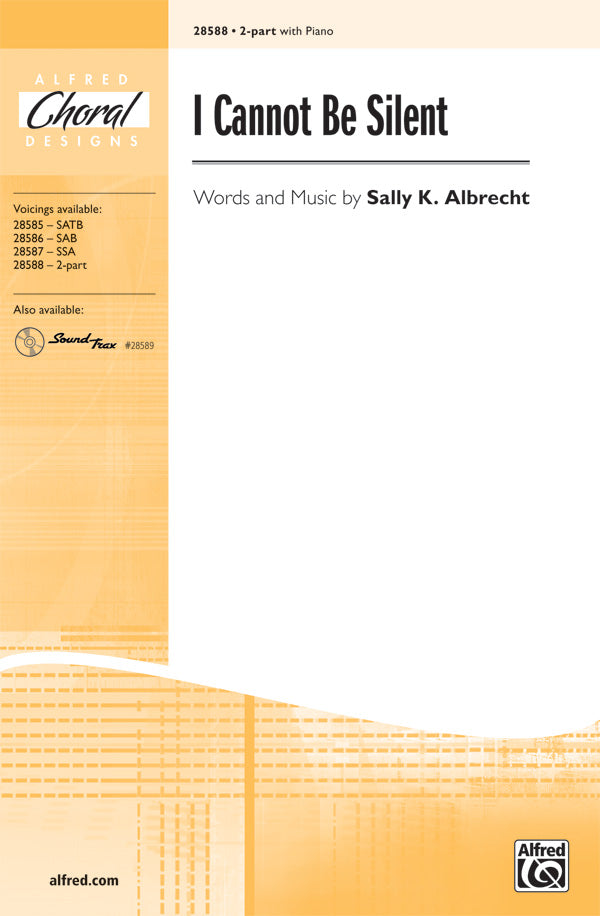 I Cannot Be Silent Sheet Music Preview