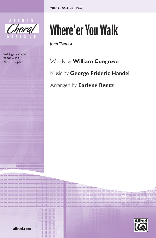 Where'er You Walk (from <i>Semele</i>) Sheet Music Preview