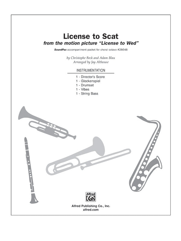 License to Scat (from the motion picture License to Wed): Bells Sheet Music Preview