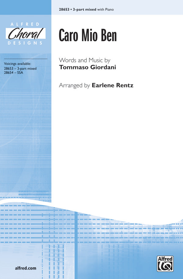 Caro Mio Ben Sheet Music Preview