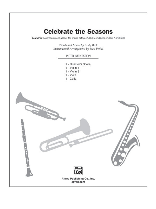 Celebrate the Seasons: 1st Violin Sheet Music Preview