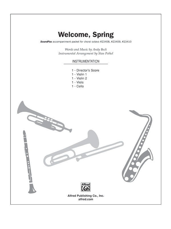 Welcome, Spring: Viola Sheet Music Preview