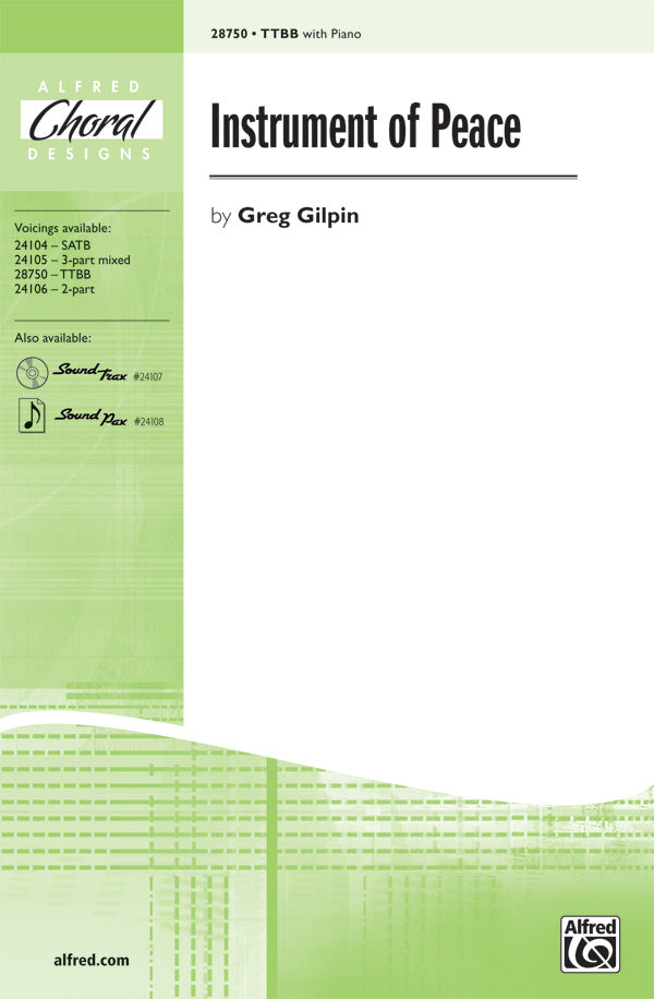Instrument of Peace Sheet Music Preview