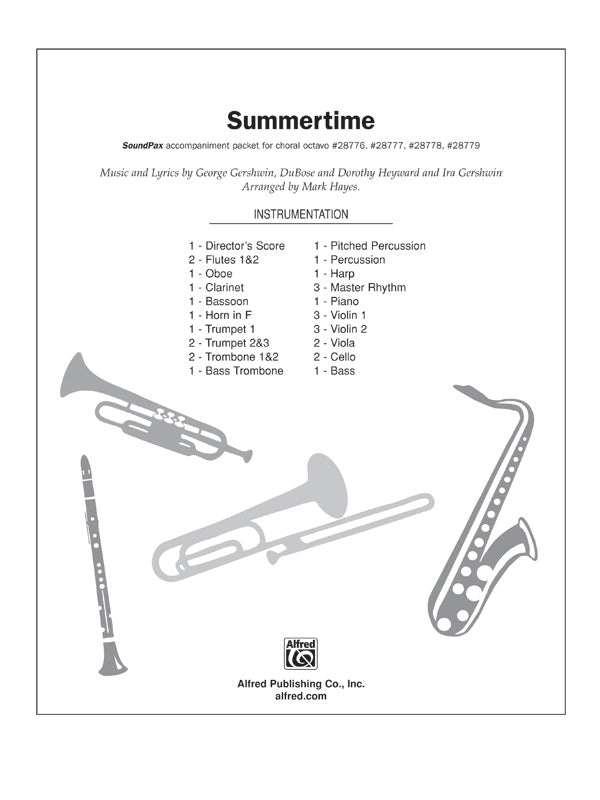 Summertime (from the musical Porgy and Bess): 1st B-flat Trumpet Sheet Music Preview