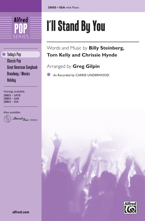 I'll Stand by You Sheet Music Preview