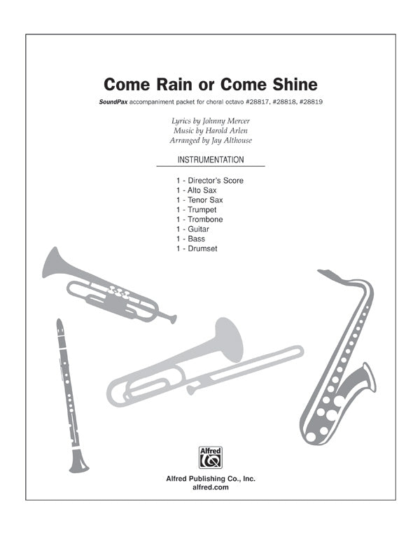 Come Rain or Come Shine: Guitar Sheet Music Preview