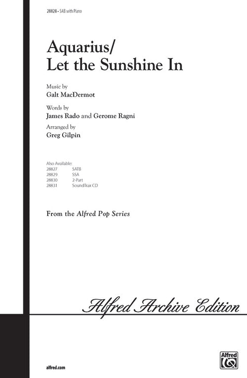 Aquarius / Let the Sunshine In Sheet Music Preview
