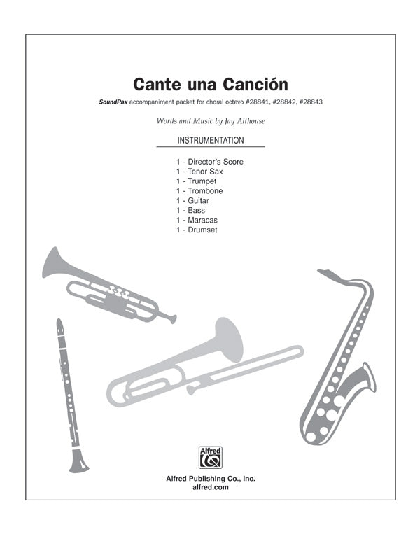 Cante una Cancion (Sing a Song): String Bass Sheet Music Preview