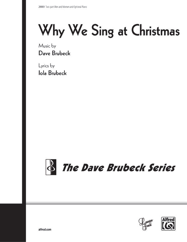 Why We Sing at Christmas Sheet Music Preview