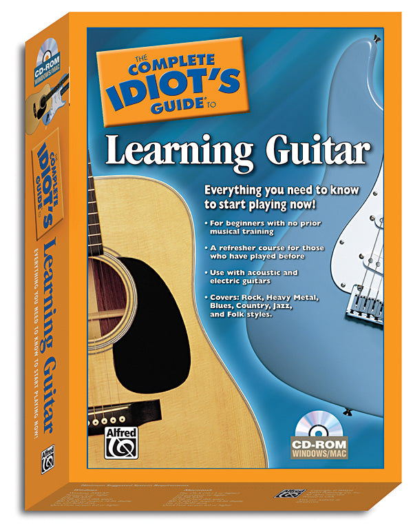 The Complete Idiot's Guide to Learning Guitar Cover Image