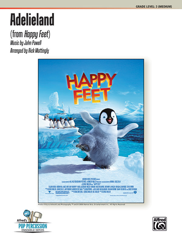 Adelieland (from Happy Feet): 1st Percussion Sheet Music Preview