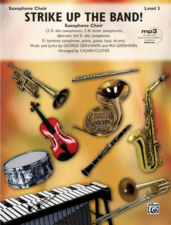 Strike Up the Band!: E-flat Baritone Saxophone Sheet Music Preview