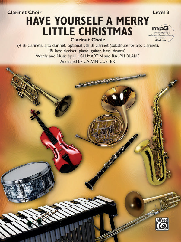 Have Yourself a Merry Little Christmas: 3rd B-flat Clarinet Sheet Music Preview