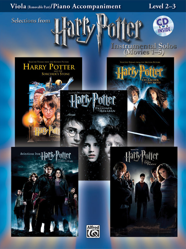 Harry Potter Instrumental Solos for Strings (Movies 1-5)  Cover Image