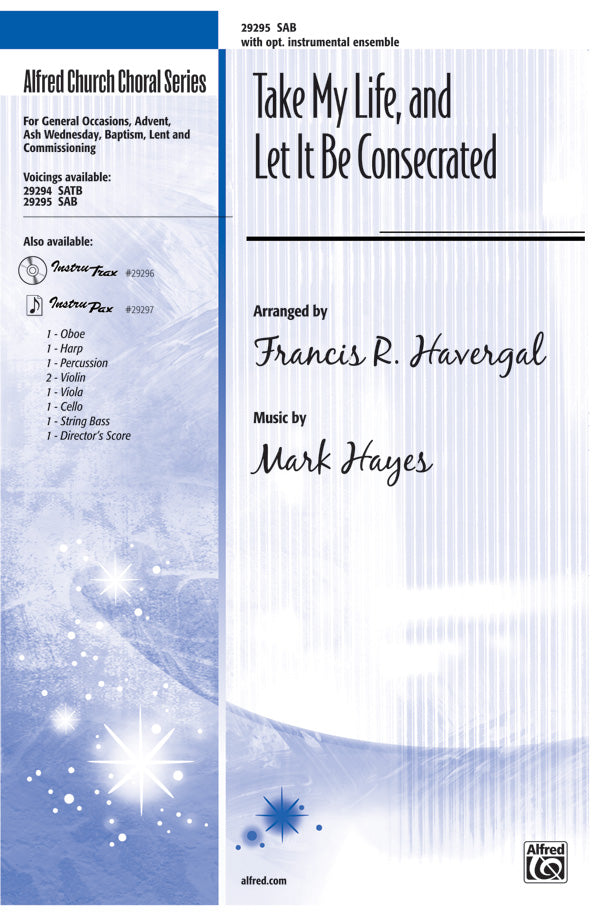 Take My Life, and Let It Be Consecrated Cover Image