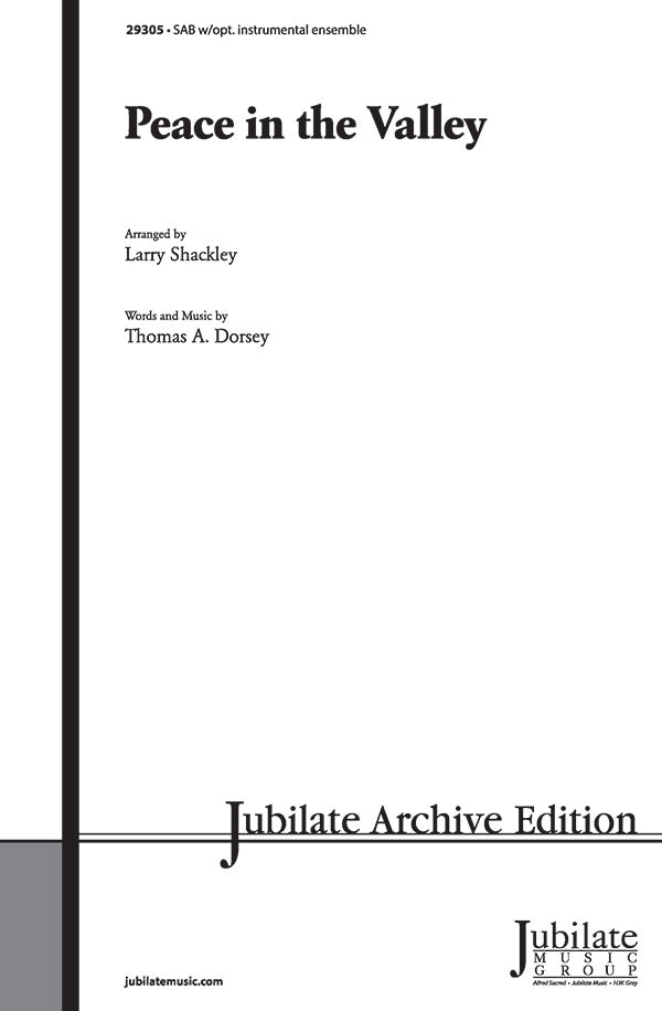 Peace in the Valley Cover Image