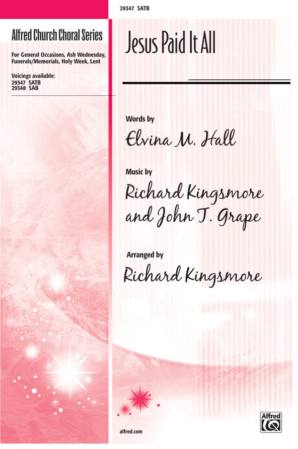 Jesus Paid It All Cover Image