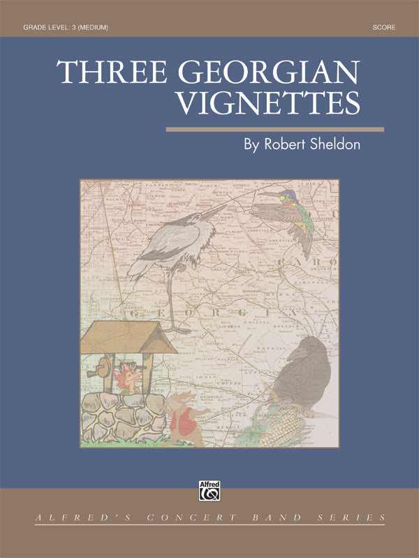 Three Georgian Vignettes: Flute Sheet Music Preview