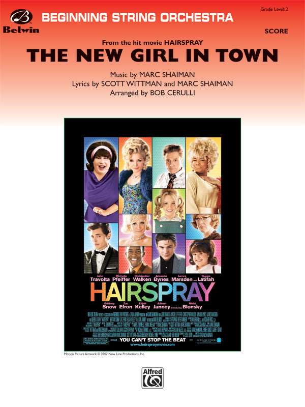 The New Girl in Town (from Hairspray): Score Sheet Music Preview