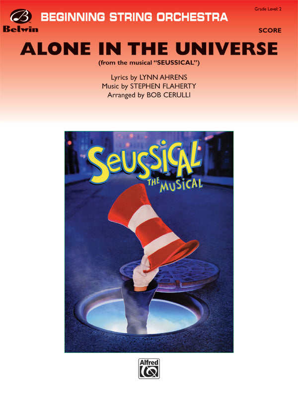 Alone in the Universe (from Seussical the Musical): Score Sheet Music Preview