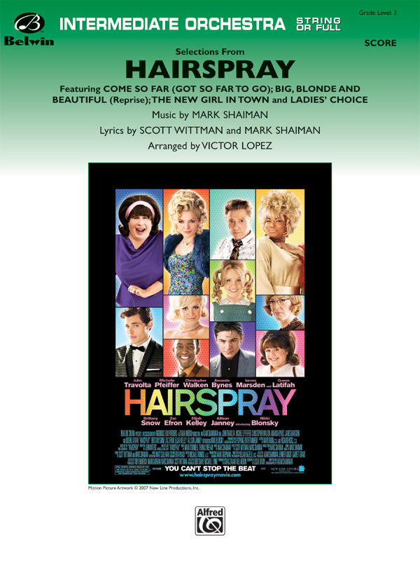 Hairspray, Selections from: B-flat Bass Clarinet Sheet Music Preview
