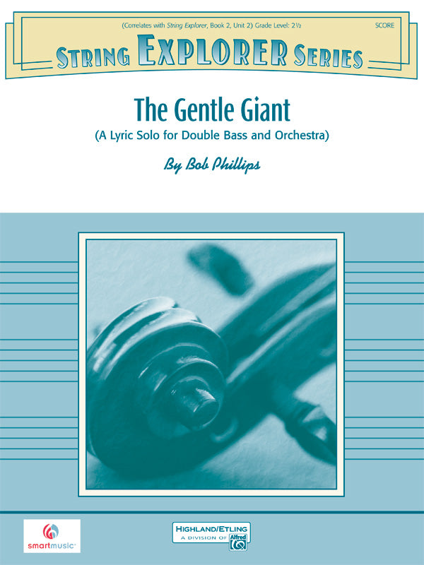 The Gentle Giant (A Lyric Solo for Double Bass and Orchestra): Viola Sheet Music Preview