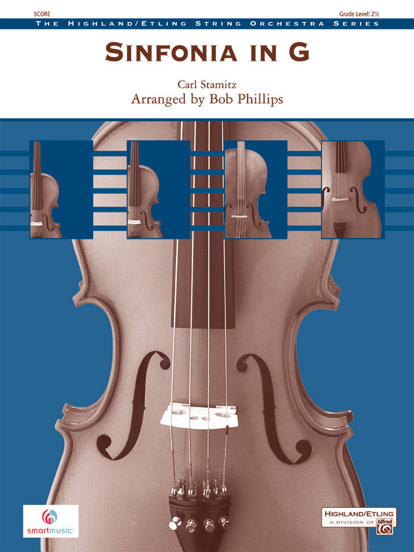Sinfonia in G: 2nd Violin Sheet Music Preview