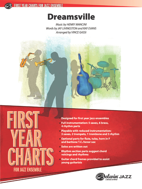 Dreamsville: E-flat Baritone Saxophone Sheet Music Preview
