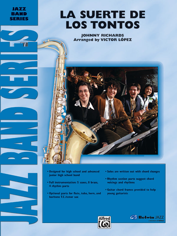La Suerte de los Tontos: E-flat Baritone Saxophone Sheet Music Preview