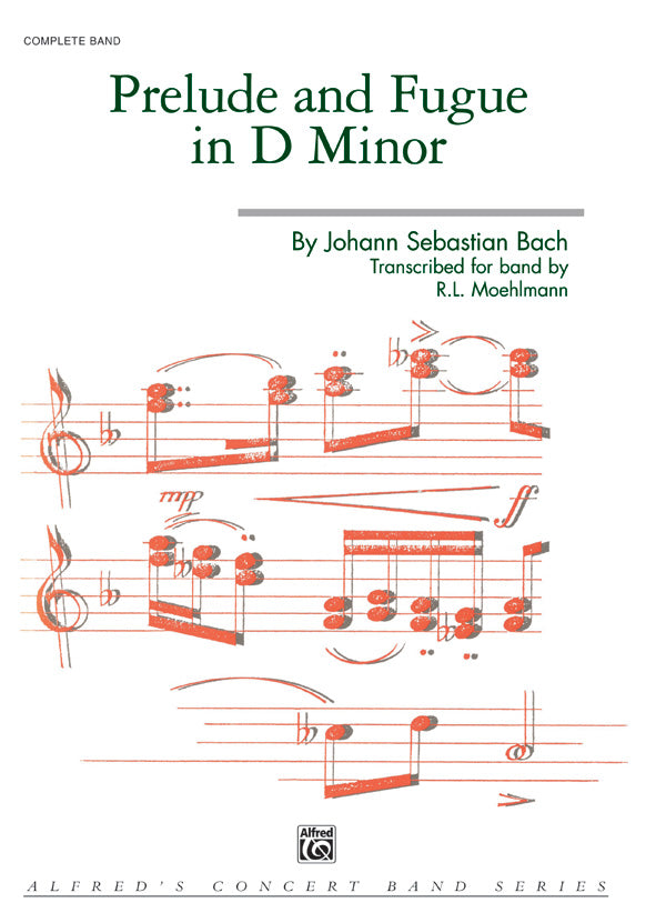 Prelude and Fugue in D minor: 1st & 2nd Bassoon Sheet Music Preview