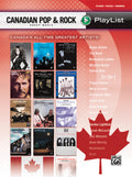 Canadian Pop & Rock Sheet Music Playlist Cover Image