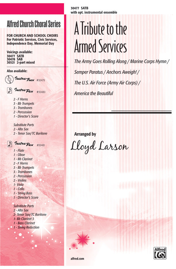 A Tribute to the Armed Services (A Medley) Cover Image