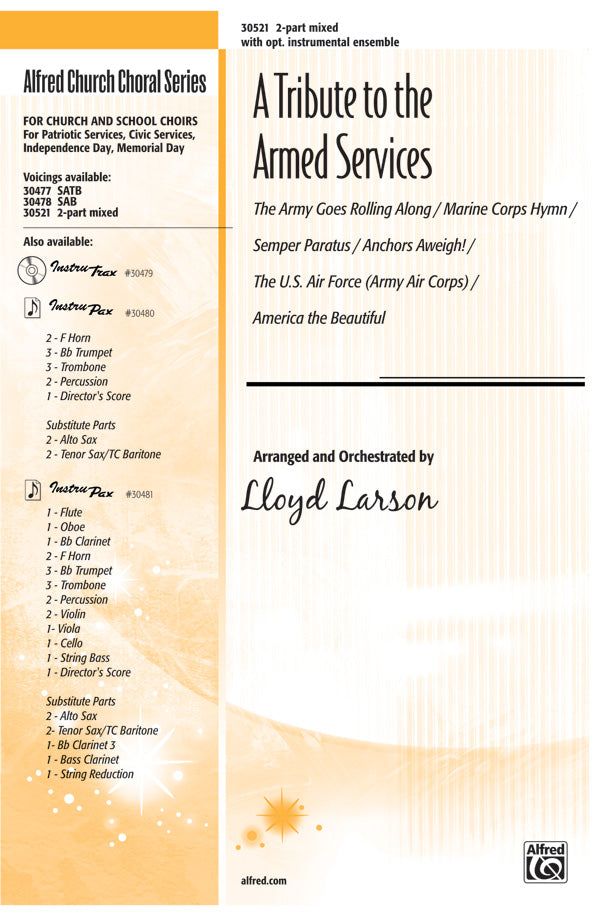 A Tribute to the Armed Services (A Medley) Cover Image