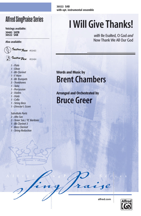 I Will Give Thanks! Cover Image